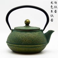Ketaus arbatinukas su įmontuotu sieteliu Dažytas paviršius Modernus minimalistinis dizainas Virimui ant viryklės 800ml Pine Leaf Cast Iron Teapot with Tea Strainer black