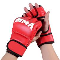 Sanda Bokso MMA Treniruočių Pirštinės: Storos, dėvėjimuisi atsparios varžybų aprangos pink