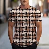 Casual Fashion Trendy Rascal Men's Short Sleeve Round Neck T-shirt Top S black