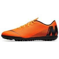Nike 12 Assassin 12 Club Round Toe Lace-Up TF (Rubber Studs) Shock Absorbing Non-Slip Durable Soccer Shoes Men Soccer Shoes Orange AH7386-810 44