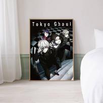 DIY Anime Tokyo G-Ghoul K-Kaneki Ken Diamond Painting 5D Full Round/Square diamond Mosaic Art DIY Room Bar Cafe Wall Decor 20x25cm Full Round black