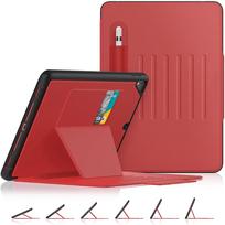 2020 iPad Pro 11 Case With Pencil Holder For iPad 10.2 For 2017 2018 iPad 9.7 5th 6th Gen Cover Mini 4 5 Air 2 Magnetic 7 Stand iPad Mini 4 5 raudona
