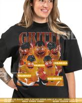 Gritty Mascot Vintage T-Shirt Gift for Women and Man Shirt Unisex Sport Tee SweaT-Shirt XL brown
