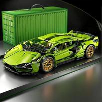 Techninis lenktyninio sportinio automobilio modelio konstruktorius Miesto mechaninis greičio transporto priemonės superautomobilio kaladėlių dėlionės žaislai vaikams suaugusiems dovana With box