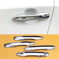 For Toyota Yaris Cross -2025 Chrome Keyless Car Door Handle Protective Cover Trims Stylish gray