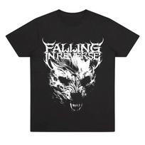 Falling In Reverse Wolf Graphic T-shirt L gray