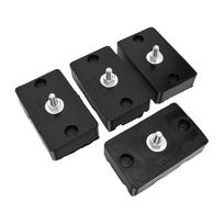 4PCS Anti Vibration Pads Thickened Rubber Non Slip Feet for 1P 1.5P 2P 3P 5P AC Outdoor Unit Shock Absorbing and Noise