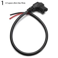 Kabelio laido jungtis Elektroninio dviračio įkrovimo kištukas Įkrovimo kištuko lizdas T tipo kabelis Elektrinio triračio dalys 1 black