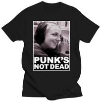 Vtg Vintage Britney Spears T Shirt Punks Not Dead Tee Unisex M gray