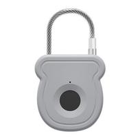 Intelligent Fingerprint Padlock Outdoor Keyless Security Lock Waterproof Rechargeable Padlock Portable Antitheft Lock juoda