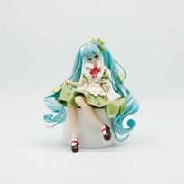 New Anime HATSUNE MIKU Figure Noodle Stopper Figure Flower Fairy Model Plaything Doll Aciton Model Collection PVC Gift beige