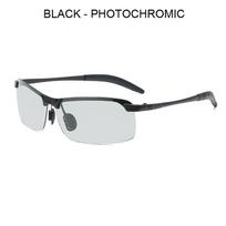 Classic Mens Polarized Sunglasses Photochromic Driving Male Change Color Gradient Sun Glasses Day Night Vision Driver's Eyewear white