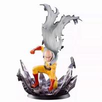 ONE PUNCH MAN Saitama Action Figure PVC Collection Model Toys for Birthday Gift without box gray