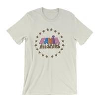 Fania All Stars T Shirt T-Shirt Salsa Latin Record Label New York City NYC S gray