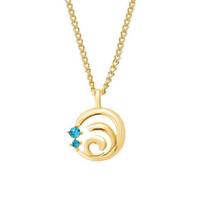 Stunning Genshin Impact Vision Necklace 18+2in Chain With 2-3cm Pendant Water beige