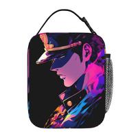 Back to school season JoJo's Bizarre Adventure Handbag Jotaro Kujo Vintage Super Quality Personalised Food Organizer Lunch Bag One Size pink