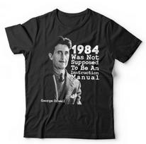 1984 George Orwell marškinėliai Unisex Nebuvo numatyta, kad Didysis Brolis Sąmokslas S black