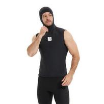 3mm Neoprene Sleeveless Hooded Wetsuit Vest Diving Surfing Snorkeling Water Sports Thermal Protection Small juoda