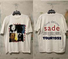 Sade Love Tour 1993 Vintage Soul Music Graphic T-Shirt S-5XL L gray