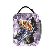 Anime and Manga J-JoJos Bizarre Adventure Insulated Lunch Bags Leakproof Meal Container Thermal Bag Tote Lunch Box Beach  Picnic One Size gray