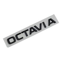 3D ABS Chrome Black Logo Octavia Emblem Letters Car Rear Trunk Sticker For Skoda Octavia 1 2 3 4 MK3 MK4 MK5 RS VRS Accessories dncp95 gray