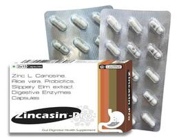 Zincasin-Pro Digestive Enzymes with Probiotics, 30 Capsules