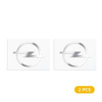 2/5/10pcs Car 3D Metal Stickers Auto Logo Decals Styling For Opel insignia Astra H G J Antara vectra Vivaro corsa c d zafira b Kt2 white