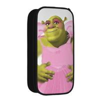 S-shreks Cartoon Pencil Case Fun   Pen Bag Student Large Storage Students School Gifts Pencil Box (as the picture,L) pink