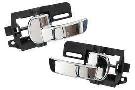 Nissan Qashqai 2007- Front & Rear Inner Door Handle Chrome Left + Right 2pcs Set juoda