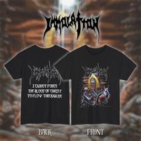 Immolation - Here In After | Gildan Heavy Cotton Tee L brown