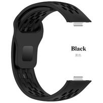 Sportinis silikoninis dirželis Huawei Watch Fit 4/3, kvėpuojantis, patogus, lengvai reguliuojama apyrankė Huawei Watch Fit 4 Pro Correa Huawei Watch Fit 3 juoda