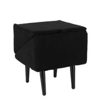 2 in 1 Pet Ramp with Footrest Stool Foldable Dog Vehicle Stair Transformable Non-Slip Cat Vehicle Ramp for Small Breed Animal black