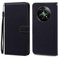 Dėklas Realme 12, Dėklas Realme 12 Plus, Piniginės tipo atverčiamas odinis dėklas Realme 12 Pro Plus 5G, Realme 12X dangtelis, Coque Fundas Realme 12 Pro Plus purple