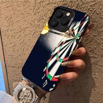 Darts Phone Case For iPhone 17,16,15,14,13,12,X,8,Pro,Max,Plus,E,SE4,Air,Mini IMD Matte Black iPhone17air brown