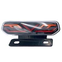 12V motociklo galiniai žibintai LED motociklo stabdžių žibintas keturračio galinis žibintas motociklo stabdymo posūkio signalo krypties indikatorius 1PC gray