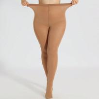 A Fashionable Designing For Ladys Spring Autumnthermal Oversized Skin Tone Pantyhose Leggingssocks X-XL brown