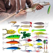 Fishing Lure Advent Calendar Gift Minnow Gifts for Anglers 24 Days Tackle Christmas gray