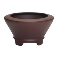 Bonsai Pot with Drainage Holes Practical Multifunctional Plant Pot Flowerpot for Desktop Garden Courtyard Home Decoration brown