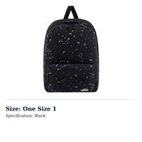 Vans Polyester Backpack Regular Unisex Black VN00021MYWT One Size 1 juoda