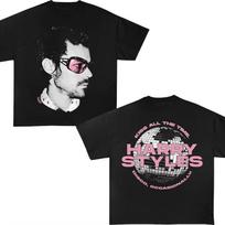 Harry Styles 2026 Concert Doublesided Tshirt Unisex and WoUnisex Summer Cotton Clothing Casual Fashion Short Sleeved Tee Streetwear S įvairiaspalvis