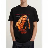 Retro Vintage Barb Wire 1996 Pamela Anderson T-Shirt – Unisex Tee S–5XL XL black