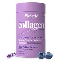 Trunativ Collagen Supplements | Advanced Japanese Marine Collagen Powder for Women & Men | Type 1 and 3 Hydrolyzed Peptides | Supplement with Hya