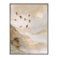 Spausdintas paveikslas su rėmeliu 60x80 cm Golden Peaks II – Styler