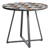Iš keraminės plokštės apvalios formos sodo valgomojo stalas ø 90 cm Tella – Kave Home