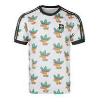 Adidas Originals Trefoil Serija Sk8 Trefoil Džersis Apvalus Kaklas Trumpomis Rankovėmis T-shirt Vyriški Viršutiniai Drabužiai Baltas FM7321 XL gray