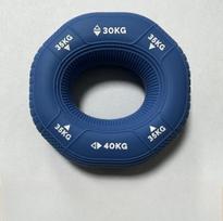 Three-way Strength Grip Ring Hand Strength Trainer Home Fitness Equipment mėlyna