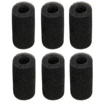 6pcs Pre-Filter Sponge Foam For Fluval Edge Fish Tank Aquarium Pond Single Port black