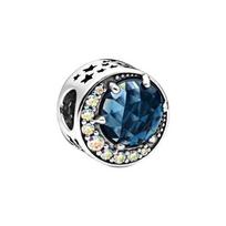 Pandora Moonlight Starry Sky Charm Men Charm 798524C01 Box gray