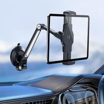 Oatsbasf Long Pole Car Suction Cup Tablet Holder Stand 360° Rotatable Adjustable Phone Bracket for iPhone iPad 4.7-12.9  Devices juoda