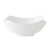 Square Salad Bowl 6.77-Inch Japanese Noodle Soup Bowl Lightweight Microwave Dishwasher Safe Ramen Bowl for Home Kitchen Restaurant Use Size#1pc white